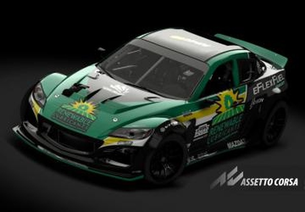Мод Formula Drift Kyle Mohan 2023 Mazdatrix RX-8 2023 v1.0 для Assetto Corsa