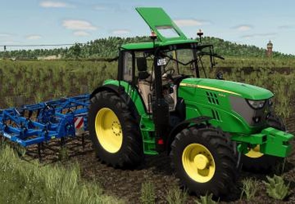 Мод John Deere 6135/6155M версия 1.0.0.0 для Farming Simulator 2025