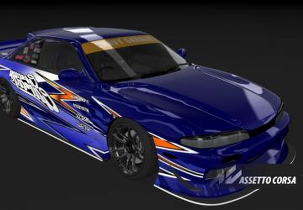 Мод RLC Nissan Silvia S14 версия 1 для Assetto Corsa
