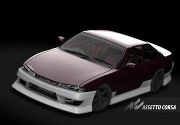 Мод DGL Nissan S14A версия 1.6 для Assetto Corsa