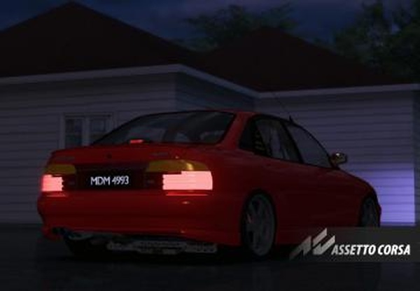 Мод KJZ_Proton_Wira_Aeroback_SE_MDM версия 1.0 для Assetto Corsa
