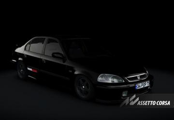 Мод Honda Civic 1.6 VTi версия V1.0.1 для Assetto Corsa