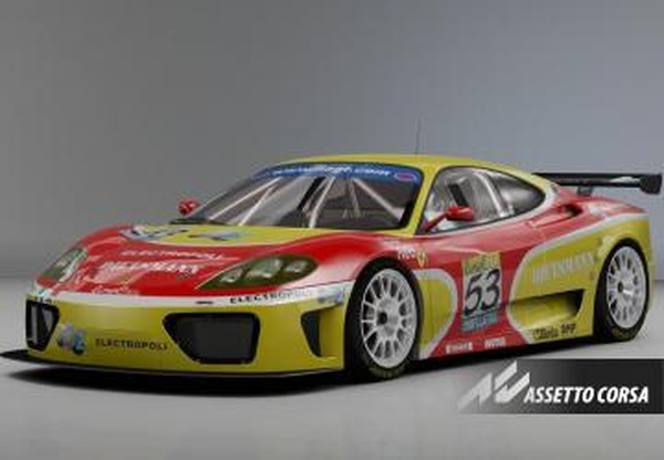 Мод F302 | 2004 Ferrari F360 GT brutale версия 1.0 для Assetto Corsa
