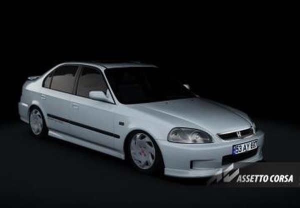 Мод Honda Civic 1.6i ES версия V1.0.1 для Assetto Corsa