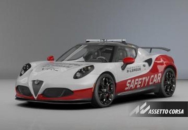 Мод ChemFlummi | 2015 Alfa Romeo 4C Safety Car s1 v1.0 для Assetto Corsa