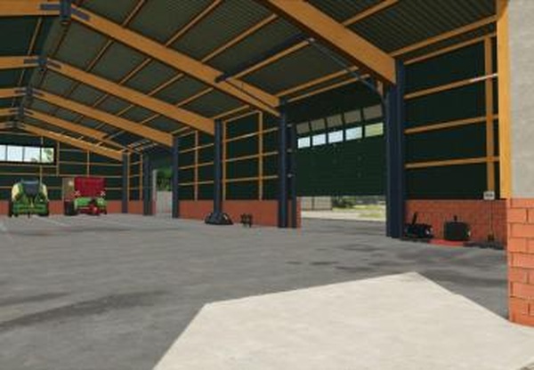Мод Large Machine Hall версия 1.0.0.0 для Farming Simulator 2025