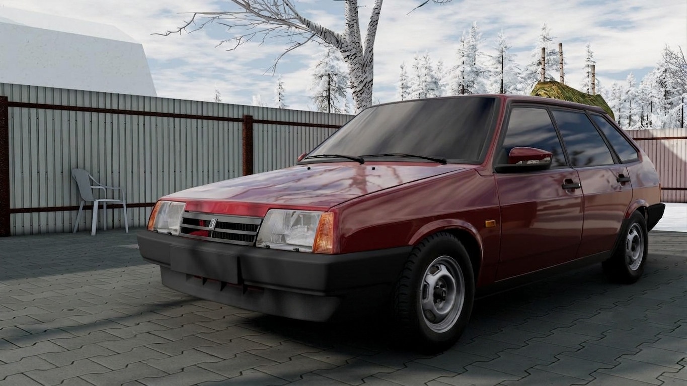 Мод ВАЗ-2108/2109/21099/ВИС-2347 v1.0 Переделка (0.38.x) ДЛЯ BEAMNG.DRIVE