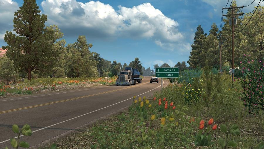 МОД New Summer Graphics/Weather v4.4 ДЛЯ AMERICAN TRUCK SIMULATOR