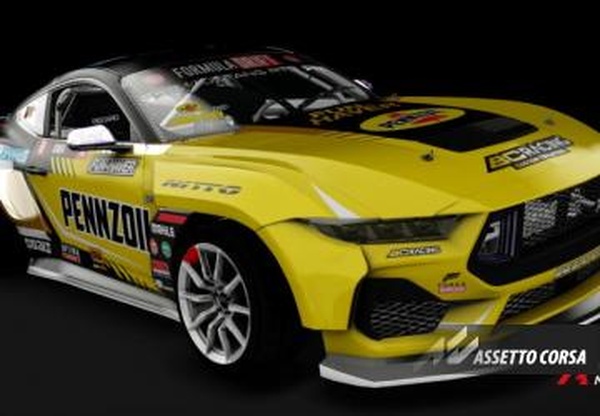 Мод Formula Drift Mustang RTR S650 - Chelsea Denofa v1.0 для Assetto Corsa