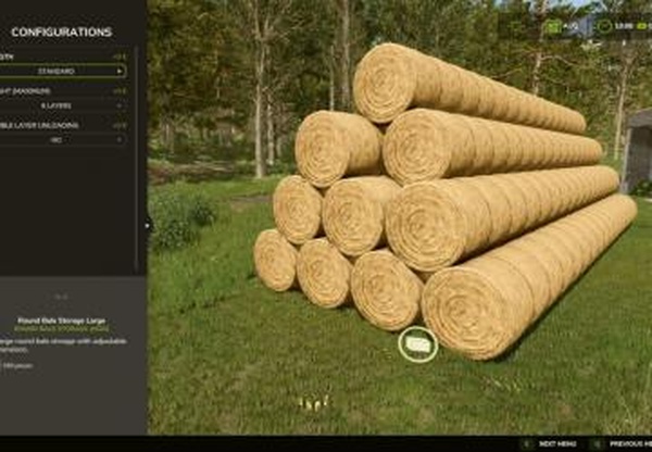 Мод Round Bale Storage версия 1.0.0.0 для Farming Simulator 2025
