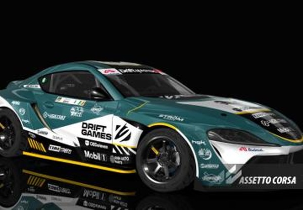 Мод Drift Games Toyota A90 Supra-Jet версия 1.0 для Assetto Corsa
