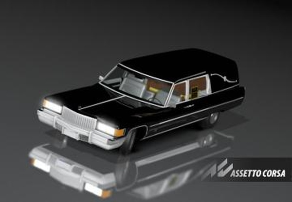 Мод Cadillac Fleetwood 1975 версия 2.0 для Assetto Corsa