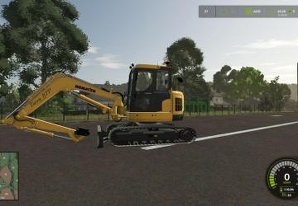 Мод Komatsu PC118MR-8 версия 1.0.0.0 для Farming Simulator 2025