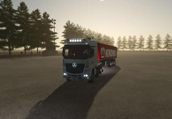 Мод Mercedes Arocs SLT 8x4 v1.0.0.0 (1.20.x) ДЛЯ FARMING SIMULATOR 2025