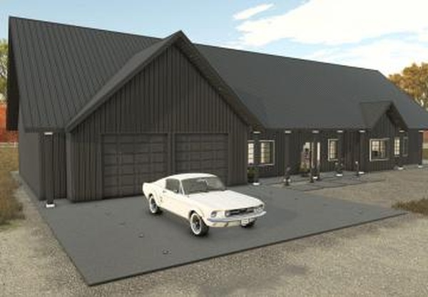 Мод House With Two Car Garage версия 1.0.0.0 для Farming Simulator 2025