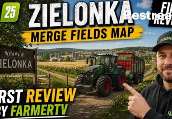 Zielonka Merge Fields версия 1.0.0.0 для Farming Simulator 2025