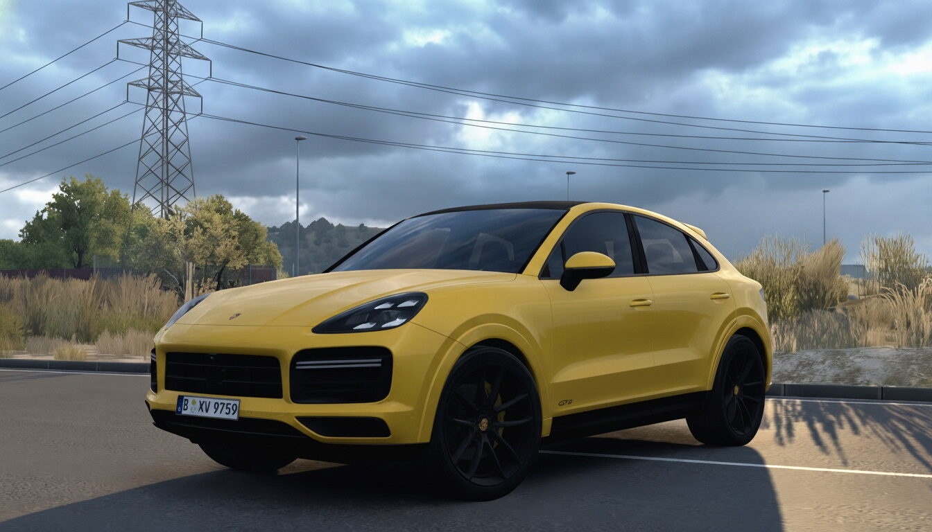 МОД Porsche Cayenne Coupe GTS 2021 v1.6 ДЛЯ EURO TRUCK SIMULATOR 2