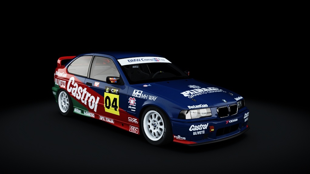 Мод BMW 318ti Compact Cup v0.99.1 для Assetto Corsa