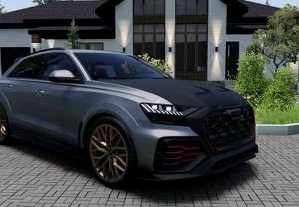 Мод Audi Q8 версия 1.0 для BeamNG.drive (v0.38.x)