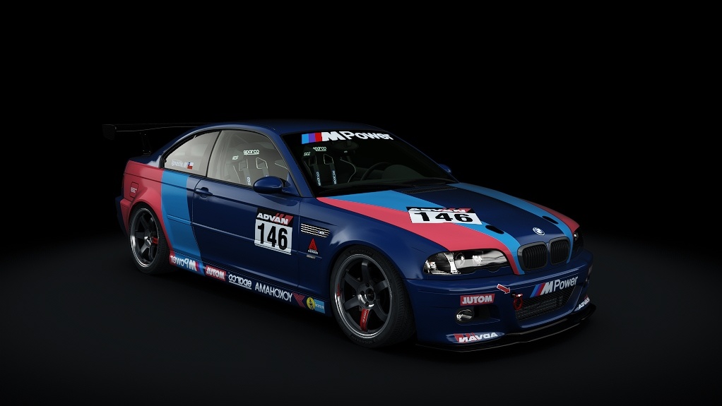Мод BMW M3 (E46) N-SPEC S85 v1.29 для Assetto Corsa