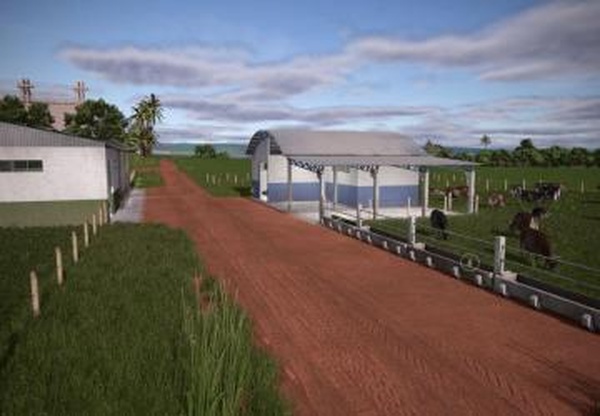 Мод ESC Cow Barns версия 1.0.0.0 для Farming Simulator 2025