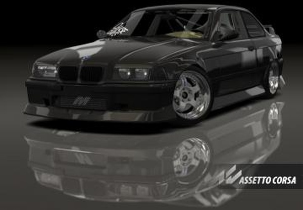 Мод CB BMW E36 версия 1.0 для Assetto Corsa