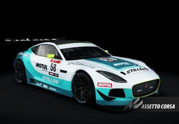 Мод Jaguar F-Type GR.3 версия 1.0 для Assetto Corsa