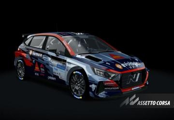 Мод VRM Hyundai i20 Rally 2 версия 1.1 для Assetto Corsa