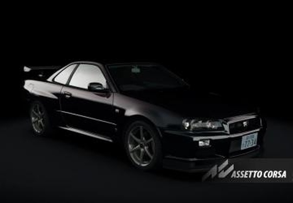 Мод Nissan Skyline GTR R34 V-Spec II nür версия 1.0 для Assetto Corsa