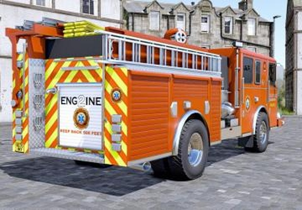 Мод FireTruck Seagrave версия 1.0.0.0 для Farming Simulator 2025