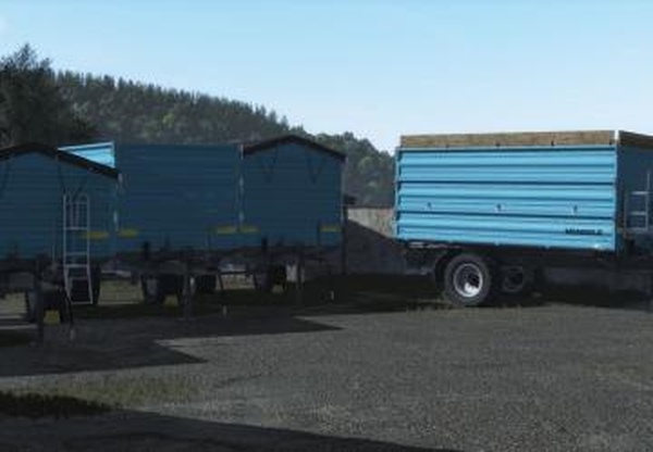 Мод Mengele Single Axle Trailer версия 1.0.0.0 для Farming Simulator 2025