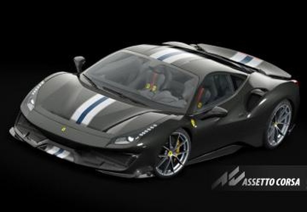 Мод Ferrari 488 Pista | OnVisu! Society версия 1.15 для Assetto Corsa