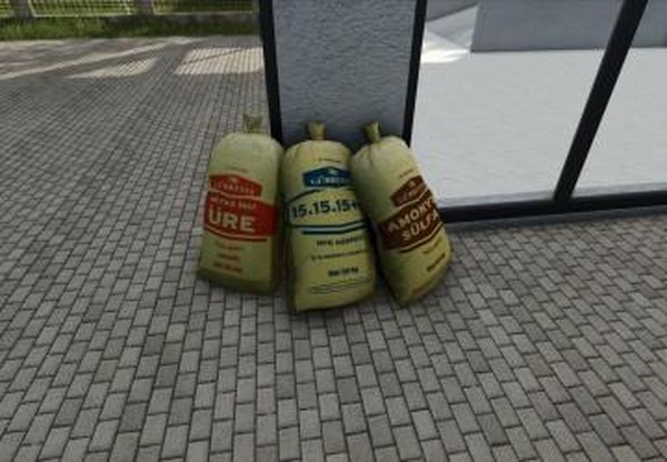 Мод Gübretaş Fertilizer Sacks версия 1.0.0.0 для Farming Simulator 2025