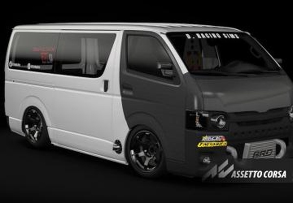 Мод Toyota Hiace версия 1.0 для Assetto Corsa