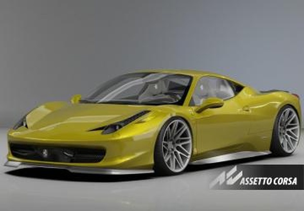 Мод MNBA (Miguel Silva) | 2011 Ferrari 458 Italia Tune Track Legal v1.0 для Assetto Corsa