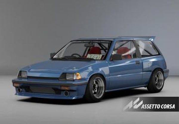Мод Honda Civic Si Widebody 1986 Cup версия 0.3 для Assetto Corsa