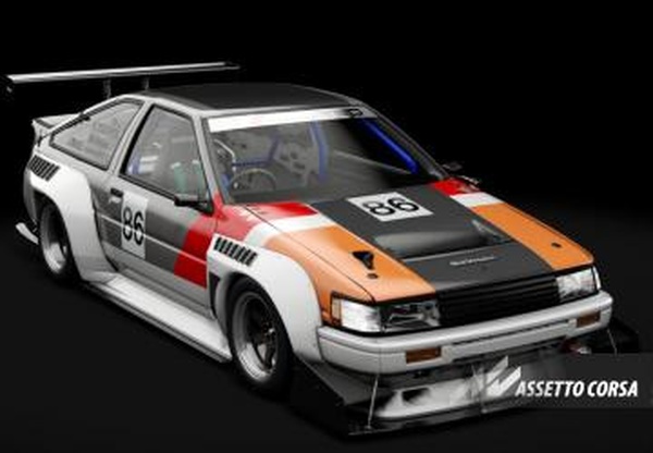 Мод Toyota Corolla Levin AE86 N2 Car Factory Japan v1.1 для Assetto Corsa