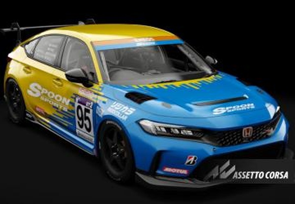 Мод Honda Civic Type-R FL5 2023 Super Taikyu версия VERSION 1 для Assetto Corsa