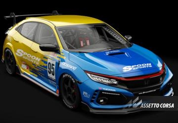 Мод Honda Civic Type-R FK8 Soon USA версия Version 1 для Assetto Corsa