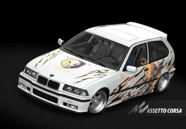 Мод BMW (E36) Compact ( touring rear end swap ) v1.0 для Assetto Corsa