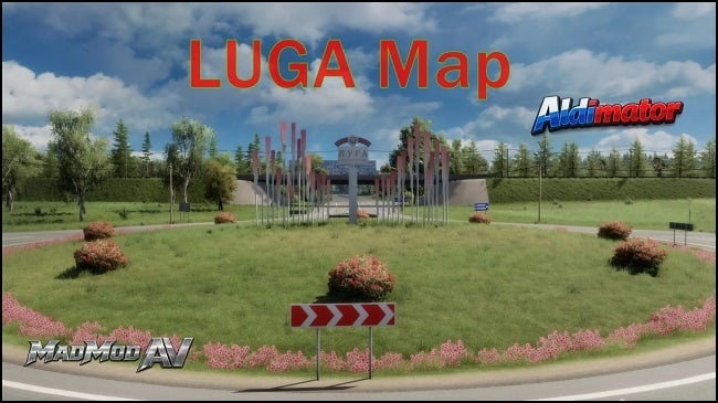 МОД Карта Луга v1.2 ДЛЯ EURO TRUCK SIMULATOR 2
