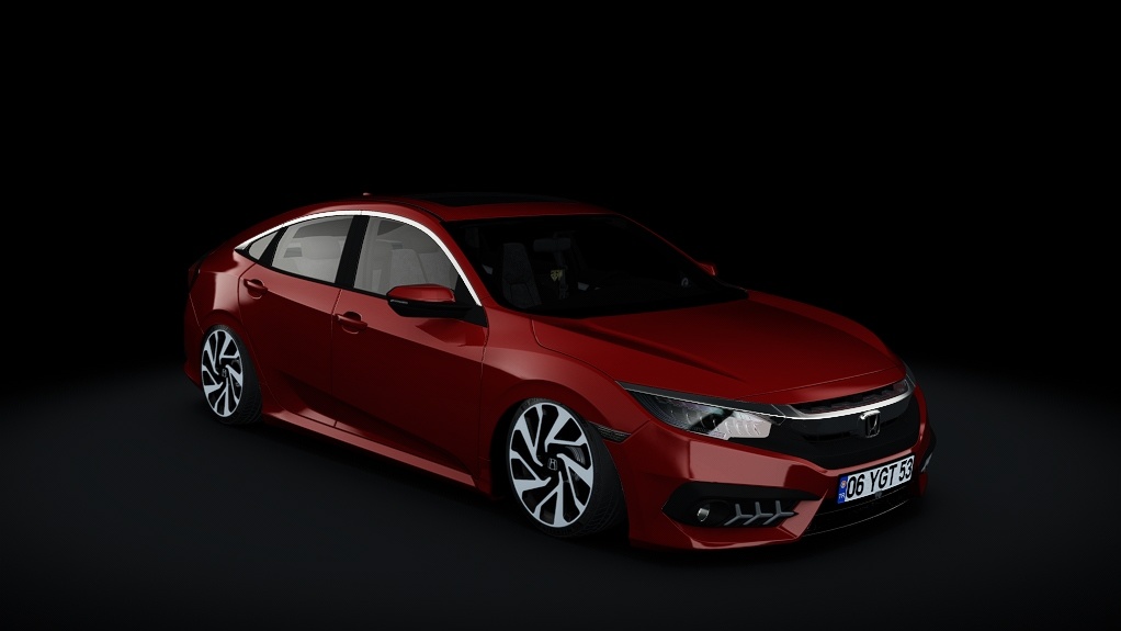 Мод Honda Civic 1.5 VTEC RS Stage 2 (FC5) v1.1.1 для Assetto Corsa