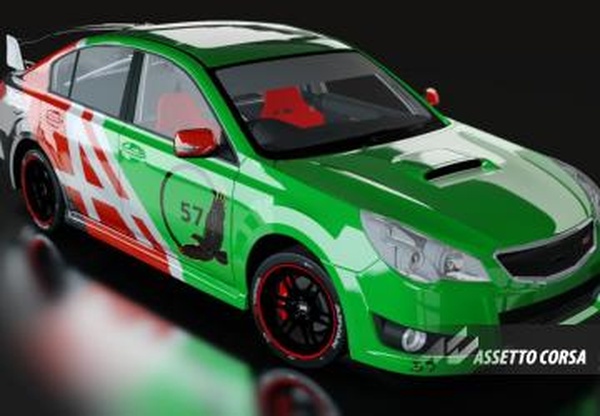 Мод Subaru Legacy B4 2.5GT (BM) nogrill Super Production v4.0 для Assetto Corsa