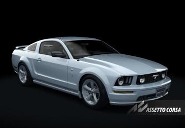Мод Ford Mustang V8 GT Coupe 2007 версия 0.99 для Assetto Corsa