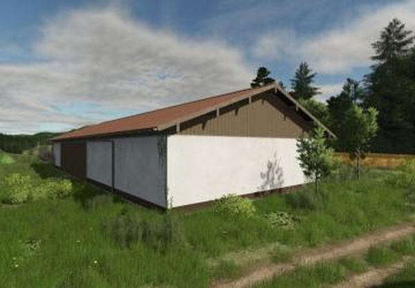 Мод Long Bavarian Vehicle Hall версия 1.0.0.0 для Farming Simulator 2025