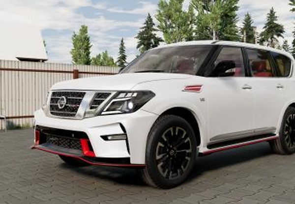 Мод Nissan Patrol Nismo 2018 (UAE4) версия 1.0 для BeamNG.drive (v0.39.x)
