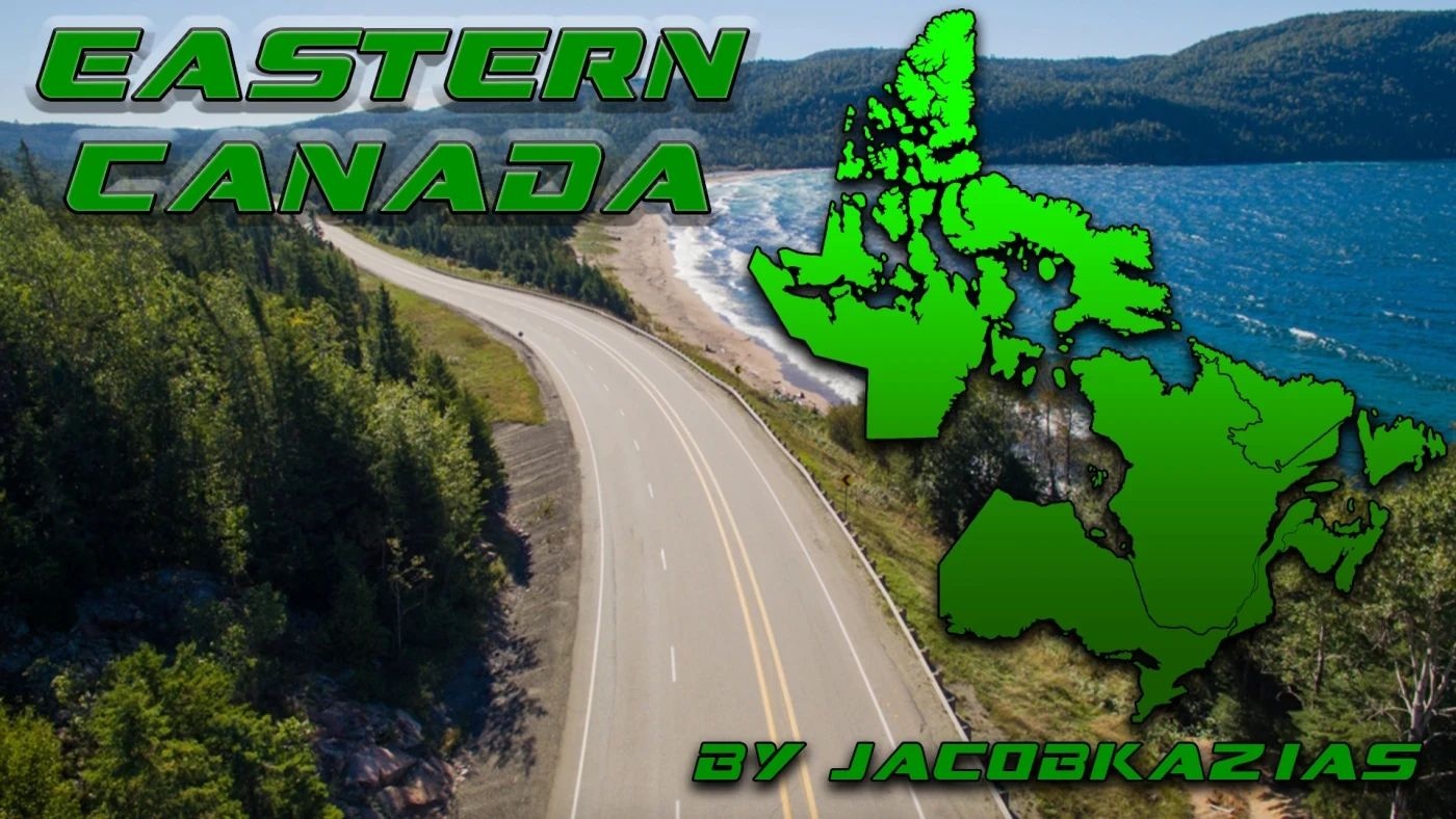 МОД Eastern Canada Expansion v1.2.0 ДЛЯ AMERICAN TRUCK SIMULATOR