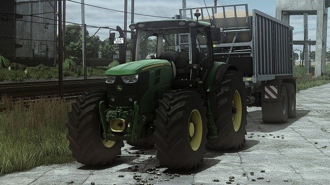 МОД John Deere 6R Series 2015 v1.0.0.0 (1.20.x) ДЛЯ FARMING SIMULATOR 2025
