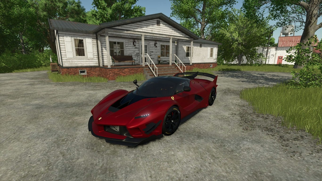 МОД Ferrari FXX-K EVO 2018 v1.0.0.0 (1.20.x) ДЛЯ FARMING SIMULATOR 2025