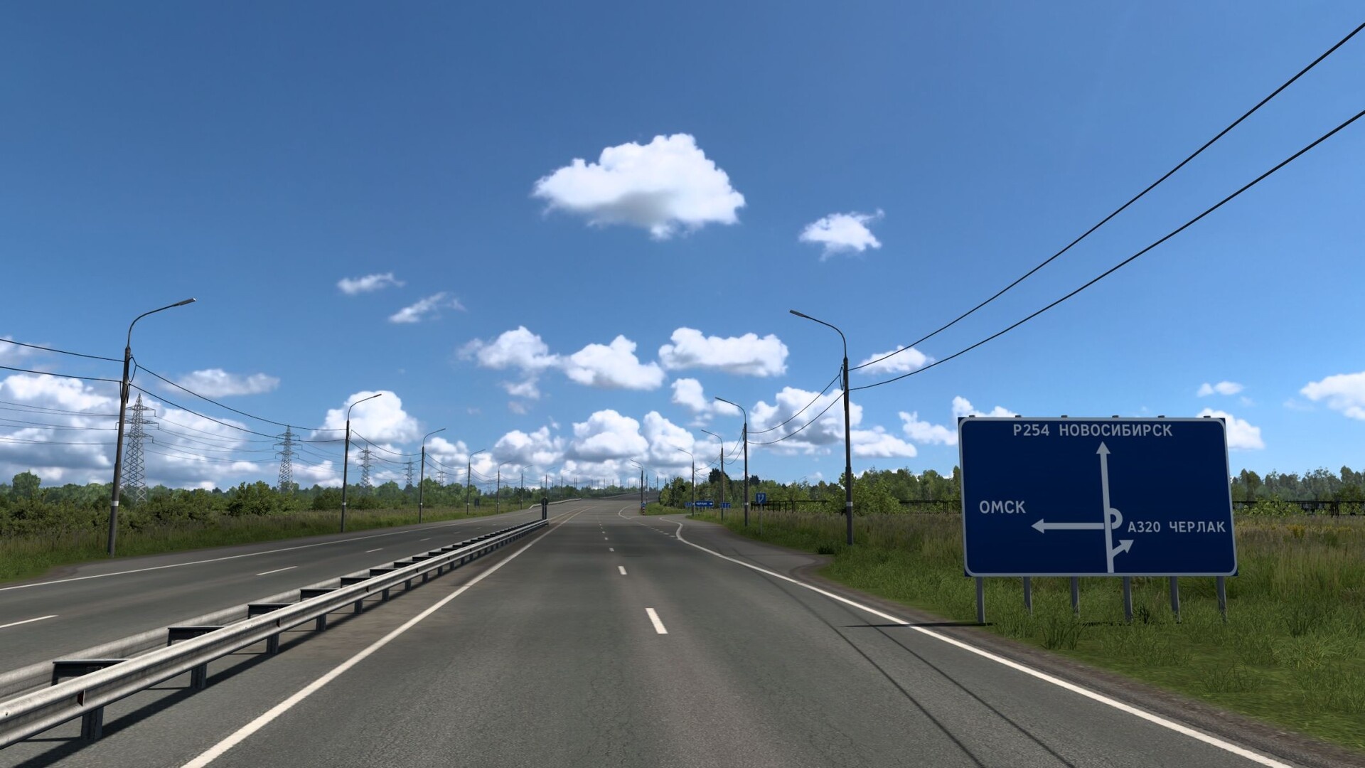 МОД Карта Сибири v13FV ДЛЯ EURO TRUCK SIMULATOR 2